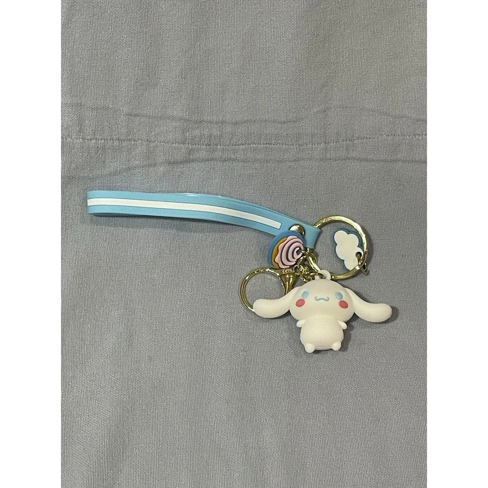 NEW Sanrio Hello Kitty Cinnamonroll Action Figure Keychain‎  Bag Charm Key Ring